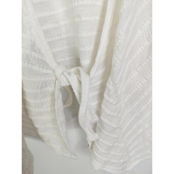 Free People Top Womens XS Beach Tie Back High Neck Halter Boho Hippie Cotton - Picture 8 of 9